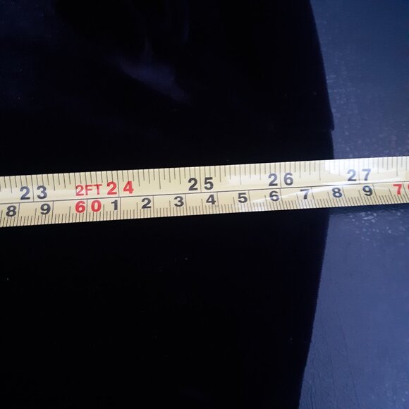 Classic Elements SZ 2XL Black Velour Women's Button Up V-Neck Tunic Top - Picture 9 of 16